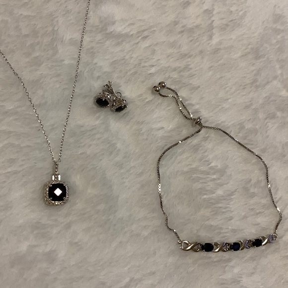 Jewelry - Black sapphire Jewelry set brand new